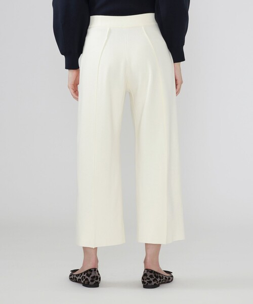 CAST:（キャストコロン）の「セミワイドニットパンツ（その他パンツ・レディース・オフホワイト/ブラック/ブラウン系その他5・M/S/L）」の12枚目の写真