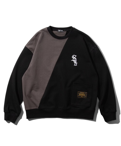 Subciety(サブサエティ)の「Kesagiri SWEAT(スウェット・メンズ・ブラック/ブラウン・SMALL/MEDIUM/LARGE/X-LARGE)」の3枚目の写真