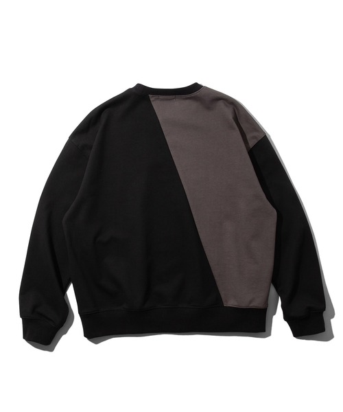 Subciety(サブサエティ)の「Kesagiri SWEAT(スウェット・メンズ・ブラック/ブラウン・SMALL/MEDIUM/LARGE/X-LARGE)」の4枚目の写真