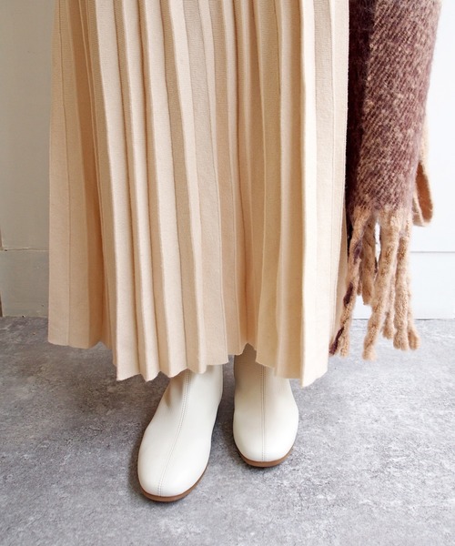 防水 シンプルショートブーツ