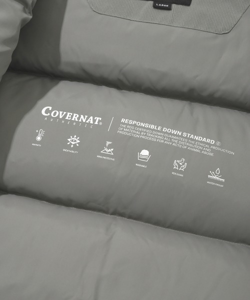 COVERNAT(カバーナット)の「【COVERNAT】RDS CORDUROY SHORT PUFFER DOWN JACKET / カバーナット RDS コーデュロイ ショート パファー ダウンジャケット(ダウンジャケット/コート・メンズ・グレー/ブラック/グリーン・SMALL/MEDIUM/LARGE/X-LARGE)」の21枚目の写真