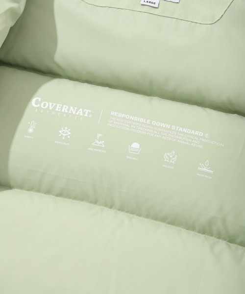 COVERNAT(カバーナット)の「【COVERNAT】RDS CORDUROY SHORT PUFFER DOWN JACKET / カバーナット RDS コーデュロイ ショート パファー ダウンジャケット(ダウンジャケット/コート・メンズ・グレー/ブラック/グリーン・SMALL/MEDIUM/LARGE/X-LARGE)」の12枚目の写真