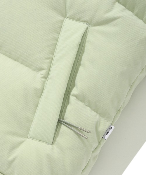 COVERNAT(カバーナット)の「【COVERNAT】RDS CORDUROY SHORT PUFFER DOWN JACKET / カバーナット RDS コーデュロイ ショート パファー ダウンジャケット(ダウンジャケット/コート・メンズ・グレー/ブラック/グリーン・SMALL/MEDIUM/LARGE/X-LARGE)」の17枚目の写真