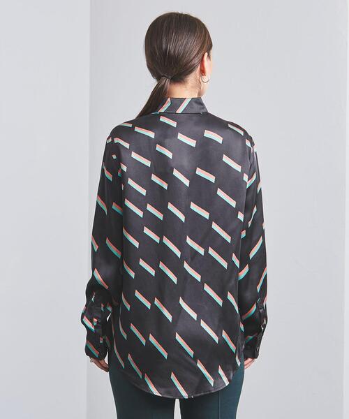 EQUIPMENT（エキップモン）の「＜EQUIPMENT（エキップモン）＞SIGN MLT プリント シャツ ■■■（シャツ/ブラウス・レディース・ネイビー・S）」の7枚目の写真