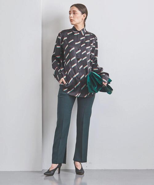 EQUIPMENT（エキップモン）の「＜EQUIPMENT（エキップモン）＞SIGN MLT プリント シャツ ■■■（シャツ/ブラウス・レディース・ネイビー・S）」の2枚目の写真