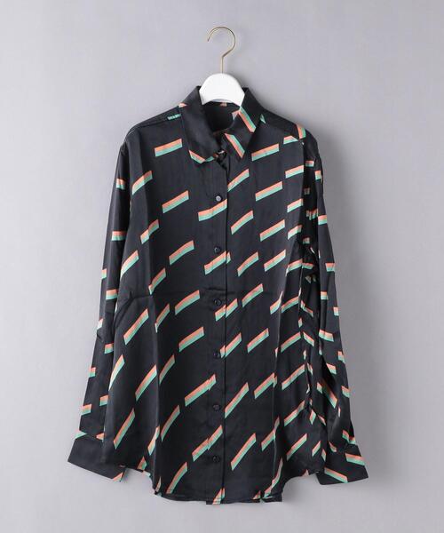 EQUIPMENT（エキップモン）の「＜EQUIPMENT（エキップモン）＞SIGN MLT プリント シャツ ■■■（シャツ/ブラウス・レディース・ネイビー・S）」の13枚目の写真