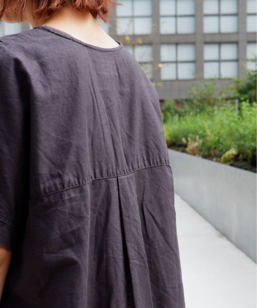 MANASTASH(マナスタッシュ)の「MANASTASH/マナスタッシュ W's HEMP POP DRESS ウィメンズ ヘンプポップワンピース(ワンピース・レディース・ライトブルー/ブラック/ライム・MEDIUM)」の10枚目の写真