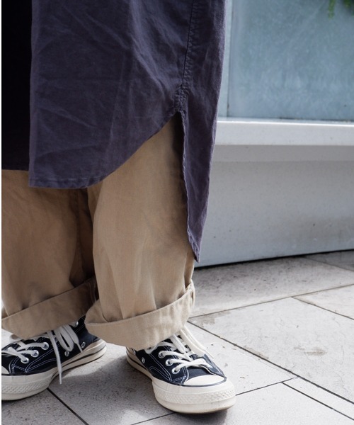 MANASTASH(マナスタッシュ)の「MANASTASH/マナスタッシュ W's HEMP POP DRESS ウィメンズ ヘンプポップワンピース(ワンピース・レディース・ライトブルー/ブラック/ライム・MEDIUM)」の7枚目の写真