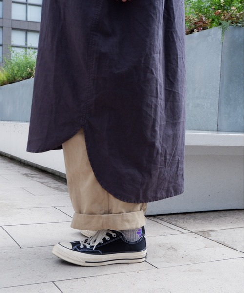 MANASTASH(マナスタッシュ)の「MANASTASH/マナスタッシュ W's HEMP POP DRESS ウィメンズ ヘンプポップワンピース(ワンピース・レディース・ライトブルー/ブラック/ライム・MEDIUM)」の14枚目の写真