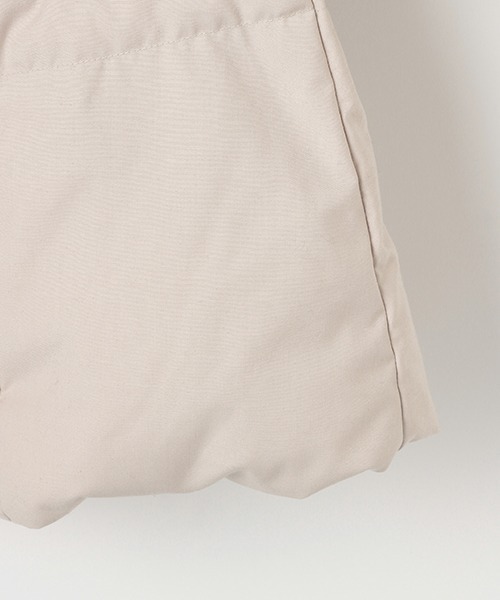 mezzo piano Junior（メゾピアノジュニア）の「リボンポケットガーリーロングダウン（ダウンジャケット/コート・キッズ・ネイビー/ライトベージュ・L/M/S）」の15枚目の写真