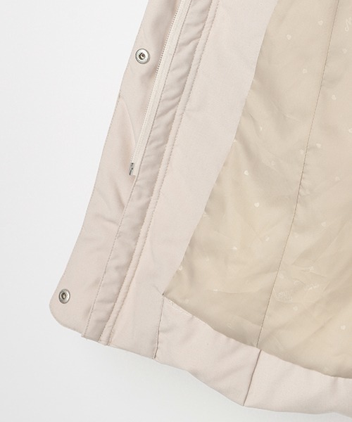 mezzo piano Junior（メゾピアノジュニア）の「リボンポケットガーリーロングダウン（ダウンジャケット/コート・キッズ・ネイビー/ライトベージュ・L/M/S）」の7枚目の写真