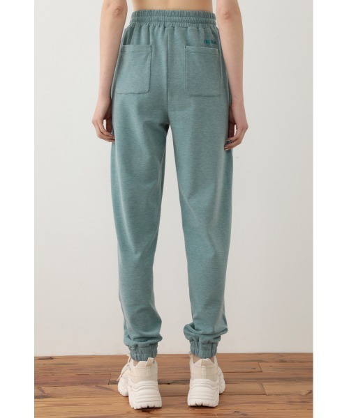 SLY（スライ）の「Sly Skin SOFT SWEAT JOGGER PT ソフト スウェットジョガー パンツ（ルームウェア/パジャマ・レディース・ターコイズブルー/アイボリー・2/1）」の13枚目の写真