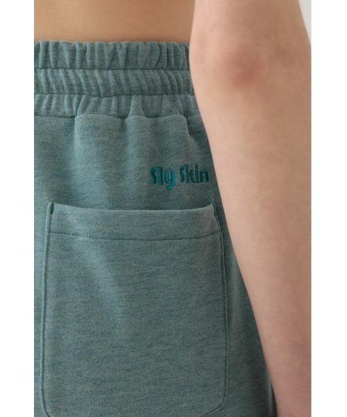 SLY（スライ）の「Sly Skin SOFT SWEAT JOGGER PT ソフト スウェットジョガー パンツ（ルームウェア/パジャマ・レディース・ターコイズブルー/アイボリー・2/1）」の17枚目の写真