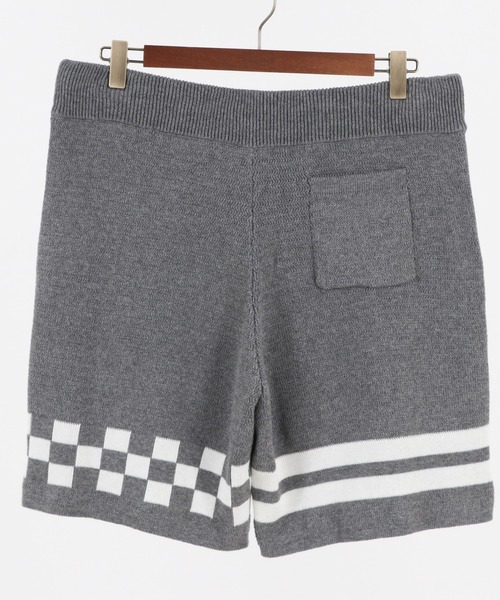 MARBLES(マーブルズ)の「MARBLES (マーブルズ)mp9575-CHECKER BORDER KNIT SHORTS チェックボーダーショーツ(その他パンツ・メンズ・ネイビー/トップグレー・MEDIUM/LARGE/X-LARGE)」の5枚目の写真
