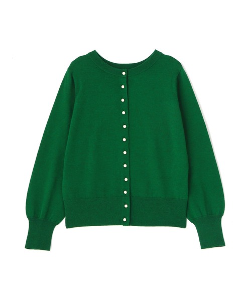 N.（N. Natural Beauty Basic）（エヌエヌナチュラルビューティーベーシック）の「◆パールボタンニットカーディガン（カーディガン/ボレロ・レディース・ネイビー/オフホワイト/グリーン/ブルー・MEDIUM）」の20枚目の写真
