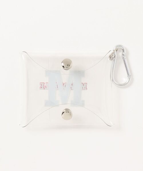 SPINNS（スピンズ）の「ロゴプリント マルチミニクリアケース（ポーチ・レディース・A/B・ONESIZE）」の4枚目の写真