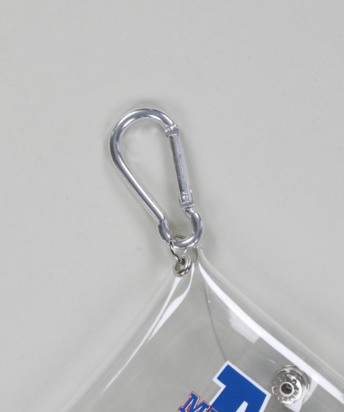 SPINNS（スピンズ）の「ロゴプリント マルチミニクリアケース（ポーチ・レディース・A/B・ONESIZE）」の5枚目の写真