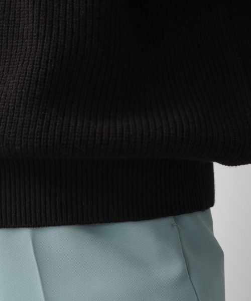 LOWRYS FARM（ローリーズファーム）の「ハイＺＩＰニットプルオーバー　265521（ニット/セーター・レディース・アイボリー/ブラック/グリーン・FREE）」の18枚目の写真