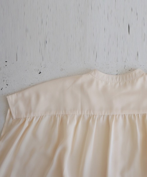 antiqua(アンティカ)の「とろみ生地フレンチスリーブワンピース(ワンピース・レディース・ブラック/イエロー/ホワイト系その他/ピンク系その他・FREE)」の22枚目の写真