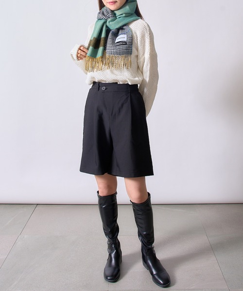 SETUP7（セットアップセブン）の「SWEET 掲載商品　谷まりあさん着用【SETUP7】スクエアトゥ太ヒールロングブーツ KNF（ブーツ・レディース・ブラック/ブラウン/ホワイト・38/39/40/36）」の10枚目の写真