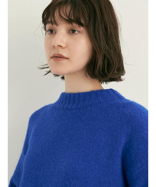 YECCA VECCA（イェッカヴェッカ）の「・シャツレイヤードロングニット2＊（ニット/セーター・レディース・ブルー・FREE）」の8枚目の写真