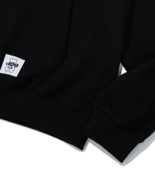 AQO STUDIO SPACE(アコスタジオスペース)の「AQO STUDIO SPACE (アコスタジオスペース)/ ベアワンポイント フーディ AQO OG BEAR HOODIE(パーカー・レディース・ブラック/アイボリー/グレー・1/2)」の15枚目の写真