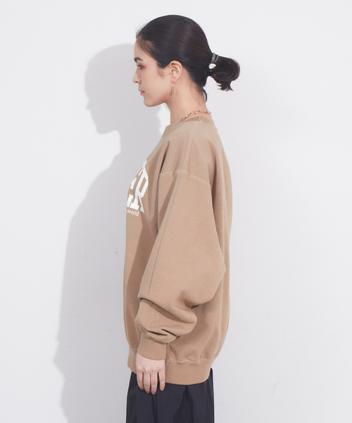 RUSSELL（ラッセル）の「【別注】RUSSELL　PLAYERスウェット（スウェット・レディース・ライトグレー/ベージュ/ネイビー/グリーン・フリー）」の7枚目の写真