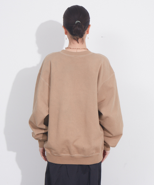 RUSSELL（ラッセル）の「【別注】RUSSELL　PLAYERスウェット（スウェット・レディース・ライトグレー/ベージュ/ネイビー/グリーン・フリー）」の8枚目の写真