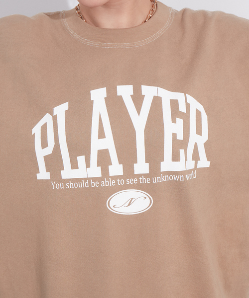 RUSSELL（ラッセル）の「【別注】RUSSELL　PLAYERスウェット（スウェット・レディース・ライトグレー/ベージュ/ネイビー/グリーン・フリー）」の13枚目の写真