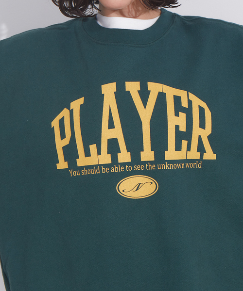 RUSSELL（ラッセル）の「【別注】RUSSELL　PLAYERスウェット（スウェット・レディース・ライトグレー/ベージュ/ネイビー/グリーン・フリー）」の20枚目の写真