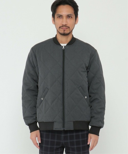 ikka(イッカ)の「中綿キルトブルゾン(ブルゾン・メンズ・ネイビー/オリーブ/スモークグレー・S/M/L/XL)」の12枚目の写真