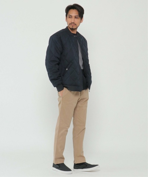 ikka(イッカ)の「中綿キルトブルゾン(ブルゾン・メンズ・ネイビー/オリーブ/スモークグレー・S/M/L/XL)」の8枚目の写真