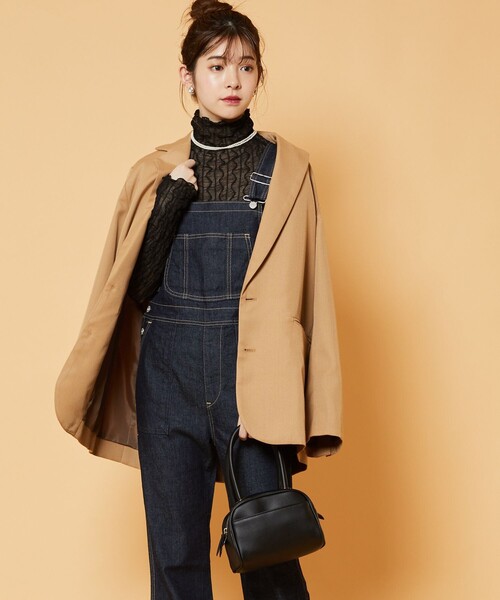 FREAK'S STORE（フリークスストア）の「シアーインナーＴシャツ（Tシャツ/カットソー・レディース・ブラック/オフホワイト/ブルーグリーン・ﾌﾘ-）」の6枚目の写真