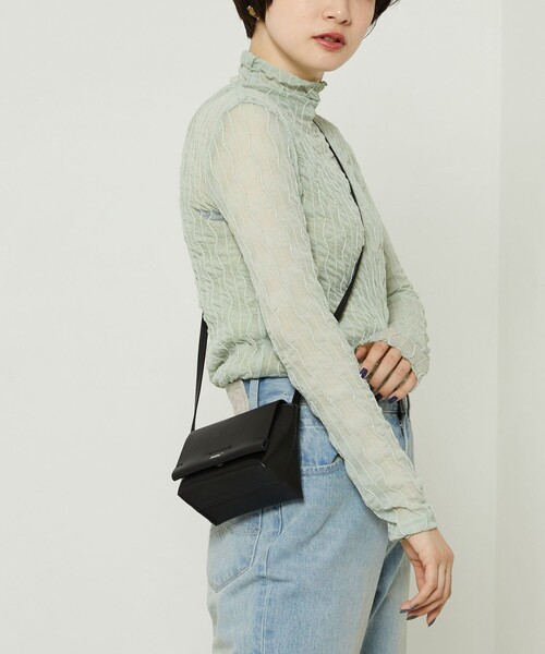 FREAK'S STORE（フリークスストア）の「シアーインナーＴシャツ（Tシャツ/カットソー・レディース・ブラック/オフホワイト/ブルーグリーン・ﾌﾘ-）」の12枚目の写真