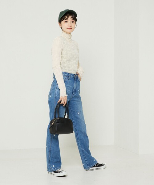 FREAK'S STORE（フリークスストア）の「シアーインナーＴシャツ（Tシャツ/カットソー・レディース・ブラック/オフホワイト/ブルーグリーン・ﾌﾘ-）」の16枚目の写真