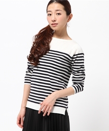 La TOTALITE | ソウバリボートネックプルオーバー(ニット/セーター)