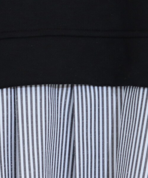 SHOO・LA・RUE（シューラルー）の「◆ストライプドッキングワンピース（ワンピース・レディース・ホワイト系その他5/ブラック系4/ライトイエロー系5・03/04/02）」の15枚目の写真