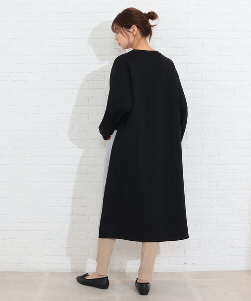 SHOO・LA・RUE（シューラルー）の「◆ストライプドッキングワンピース（ワンピース・レディース・ホワイト系その他5/ブラック系4/ライトイエロー系5・03/04/02）」の18枚目の写真