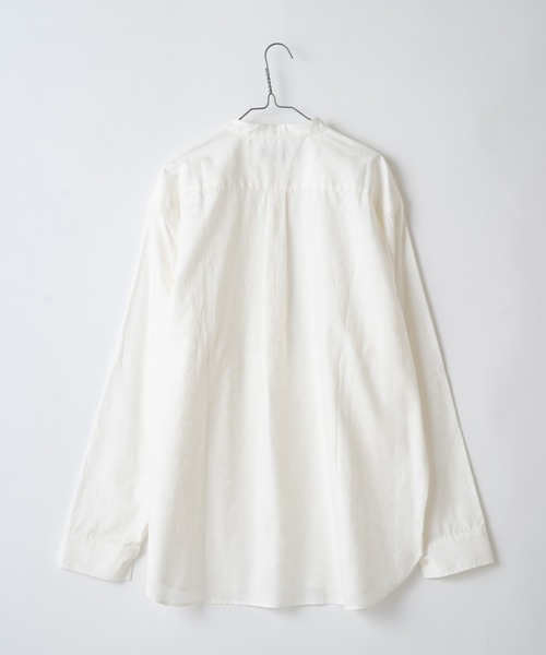 WHIMSIC(ウィムジック)の「【WHIMSIC】ペイズリージャガードドレスシャツ(シャツ/ブラウス・レディース・ホワイト/ブラック・FREE)」の3枚目の写真