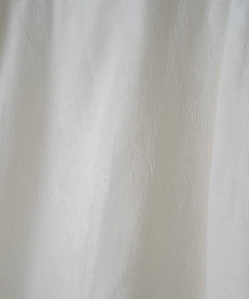 WHIMSIC(ウィムジック)の「【WHIMSIC】ペイズリージャガードドレスシャツ(シャツ/ブラウス・レディース・ホワイト/ブラック・FREE)」の8枚目の写真