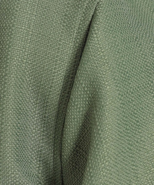 niko and...（ニコアンド）の「[セットアップ対応]ノーカラーシングルジャケット（ノーカラージャケット・メンズ・ネイビー/カーキ/スモーク・MEDIUM/LARGE）」の12枚目の写真