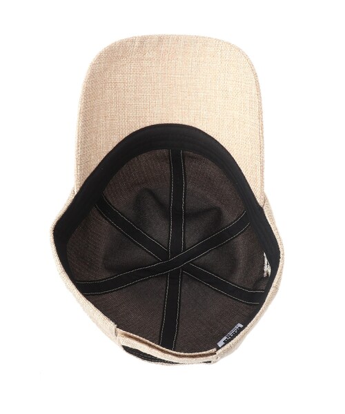 INDIVI（インディヴィ）の「◆リネンライク メッセージキャップ（キャップ・レディース・ブラック/ライトベージュ・00）」の7枚目の写真