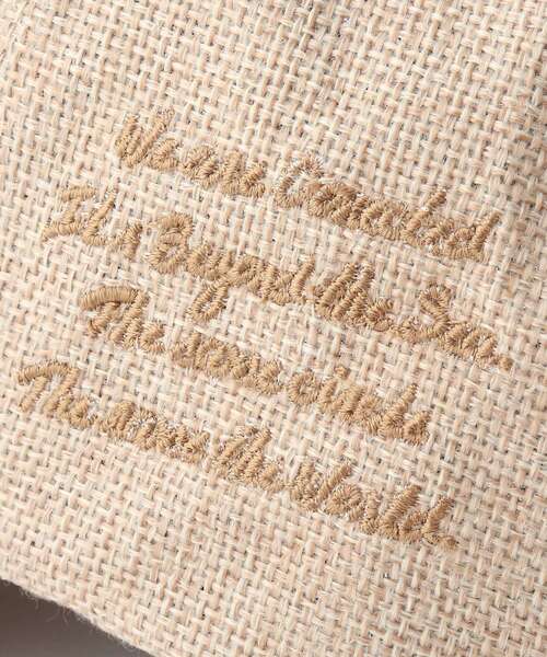 INDIVI（インディヴィ）の「◆リネンライク メッセージキャップ（キャップ・レディース・ブラック/ライトベージュ・00）」の9枚目の写真