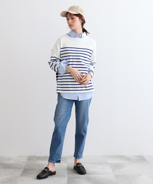 INDIVI（インディヴィ）の「◆リネンライク メッセージキャップ（キャップ・レディース・ブラック/ライトベージュ・00）」の14枚目の写真