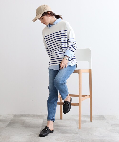 INDIVI（インディヴィ）の「◆リネンライク メッセージキャップ（キャップ・レディース・ブラック/ライトベージュ・00）」の15枚目の写真