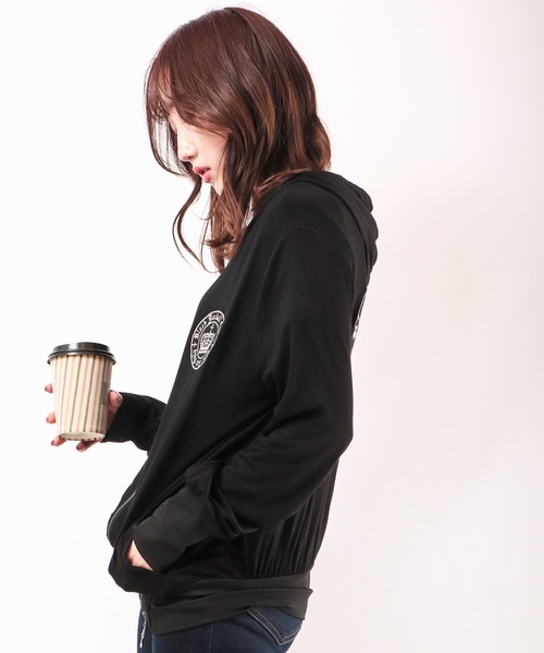 セール】BLACK JACKALL CROWN レーヨン天竺 ロゴ刺繍アップリケ