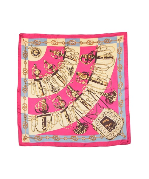 Julia Boutique(ジュリアブティック)の「70×70cmサイズ・ヴィンテージ風サテン生地スカーフ/100014(バンダナ/スカーフ・レディース・I/B/L/H/E/A/P/G/M/O/D/S/N/K/F/C/R/Q/J/T・ONE)」の19枚目の写真