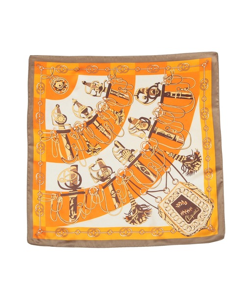 Julia Boutique(ジュリアブティック)の「70×70cmサイズ・ヴィンテージ風サテン生地スカーフ/100014(バンダナ/スカーフ・レディース・I/B/L/H/E/A/P/G/M/O/D/S/N/K/F/C/R/Q/J/T・ONE)」の20枚目の写真