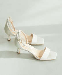 PICHE ABAHOUSE | アンクルストラップ スクエアトゥサンダル(サンダル)