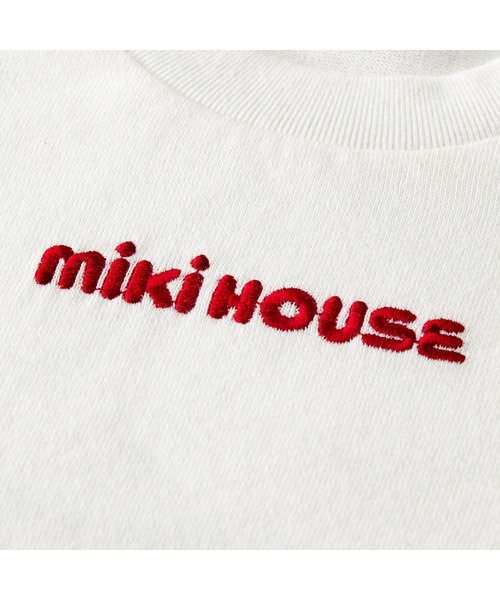 MIKI HOUSE（ミキハウス）の「ロゴ半袖Ｔシャツ（Tシャツ/カットソー・キッズ・ピンク/レッド/ネイビー/イエロー/グリーン/ホワイト・110cm/120cm/90cm/80ｃｍ/150cm/70cm/140cm/100cm/130cm）」の8枚目の写真